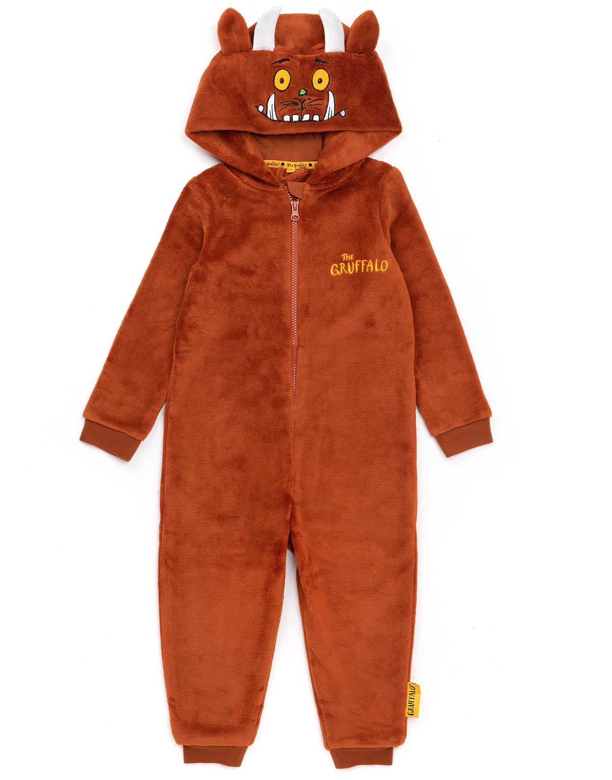 The Gruffalo Onesie For Kids Fluffy Character Pyjamas - Brown — Vanilla ...