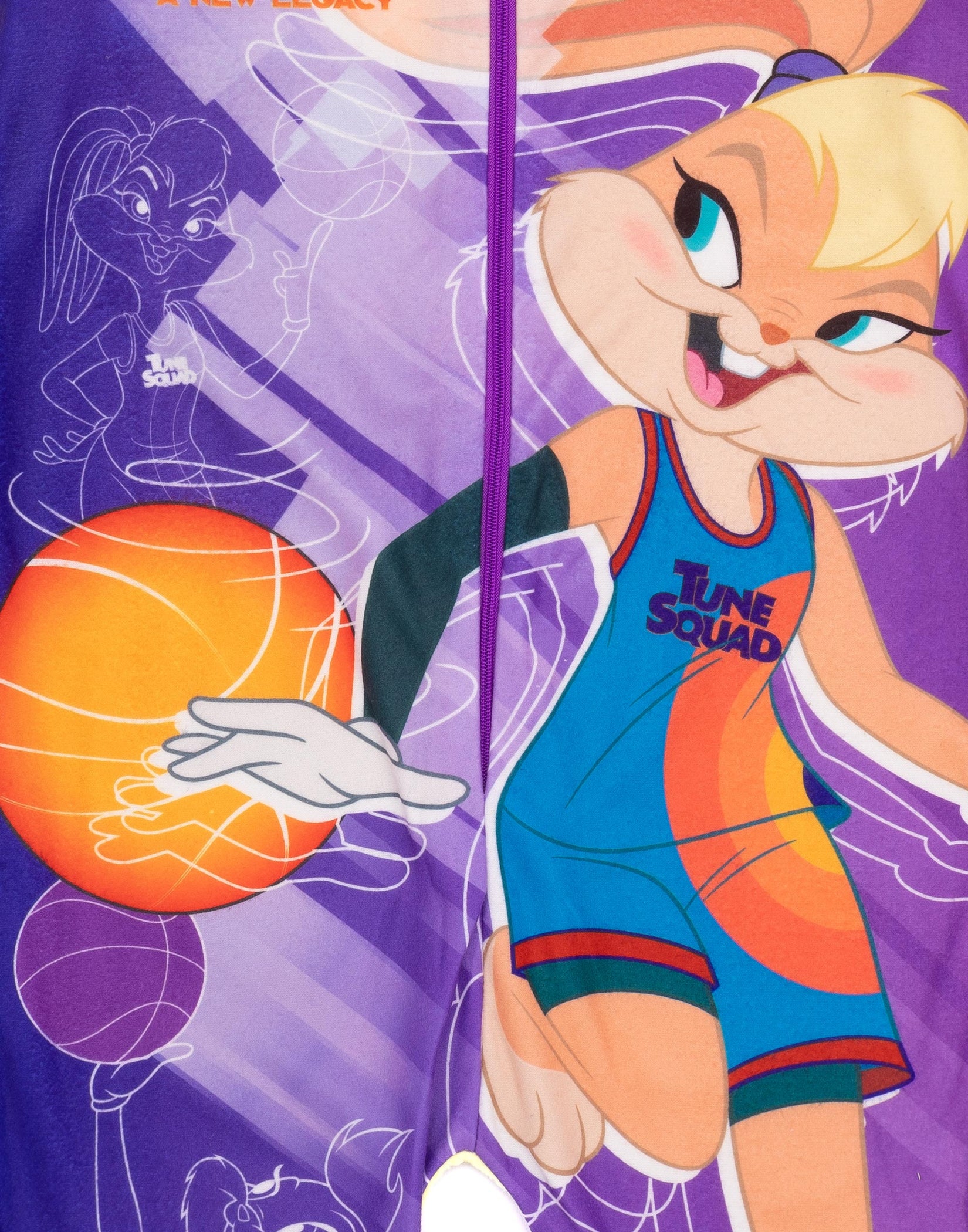 Space Jam A New Legacy Lola Bunny Girls Sleepsuit Onesie — Vanilla ...