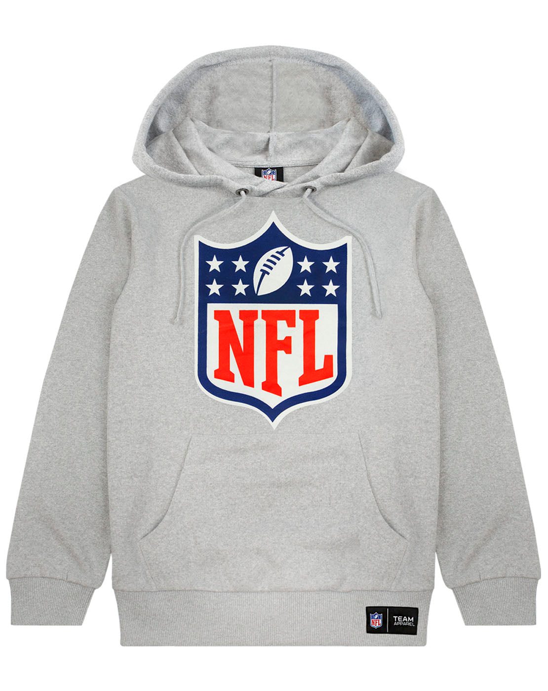 NFL Logo Hoodie American Football Men's Grey Pullover Sweater — Vanilla