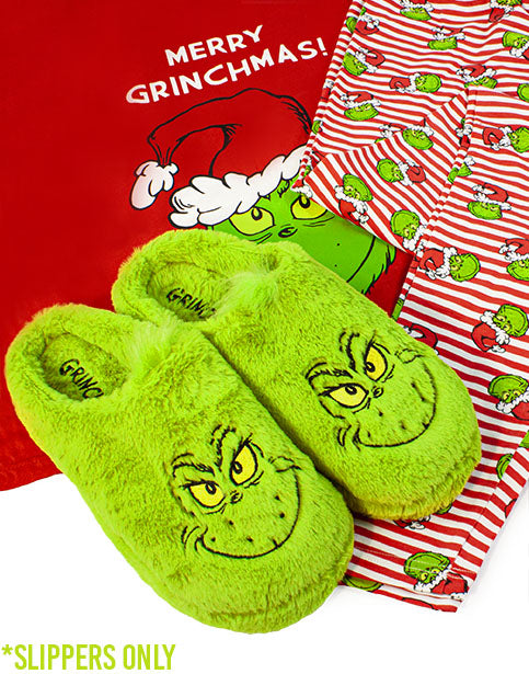 womens grinch slippers