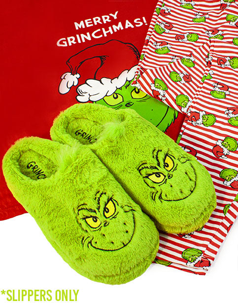 The Grinch Slippers - Christmas Movie 