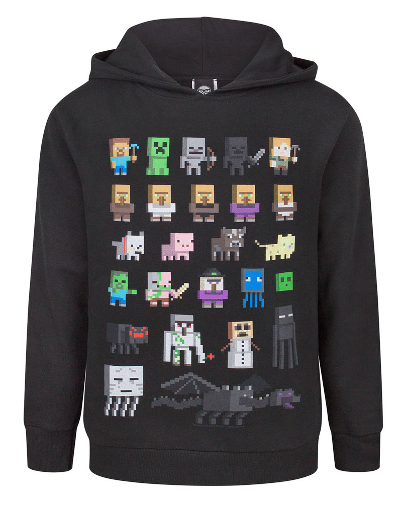 Minecraft Sprites Boy's Black Hoodie – Vanilla Underground