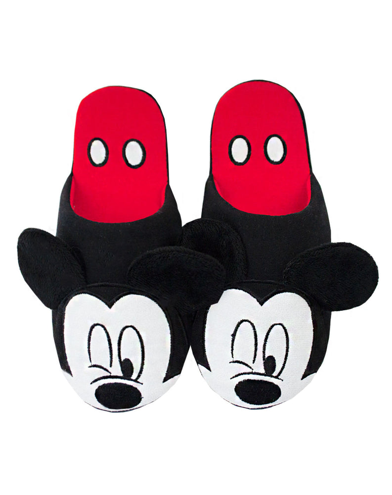 Disney Mickey Mouse Partial 3D Women's Novelty Slippers — Vanilla ...