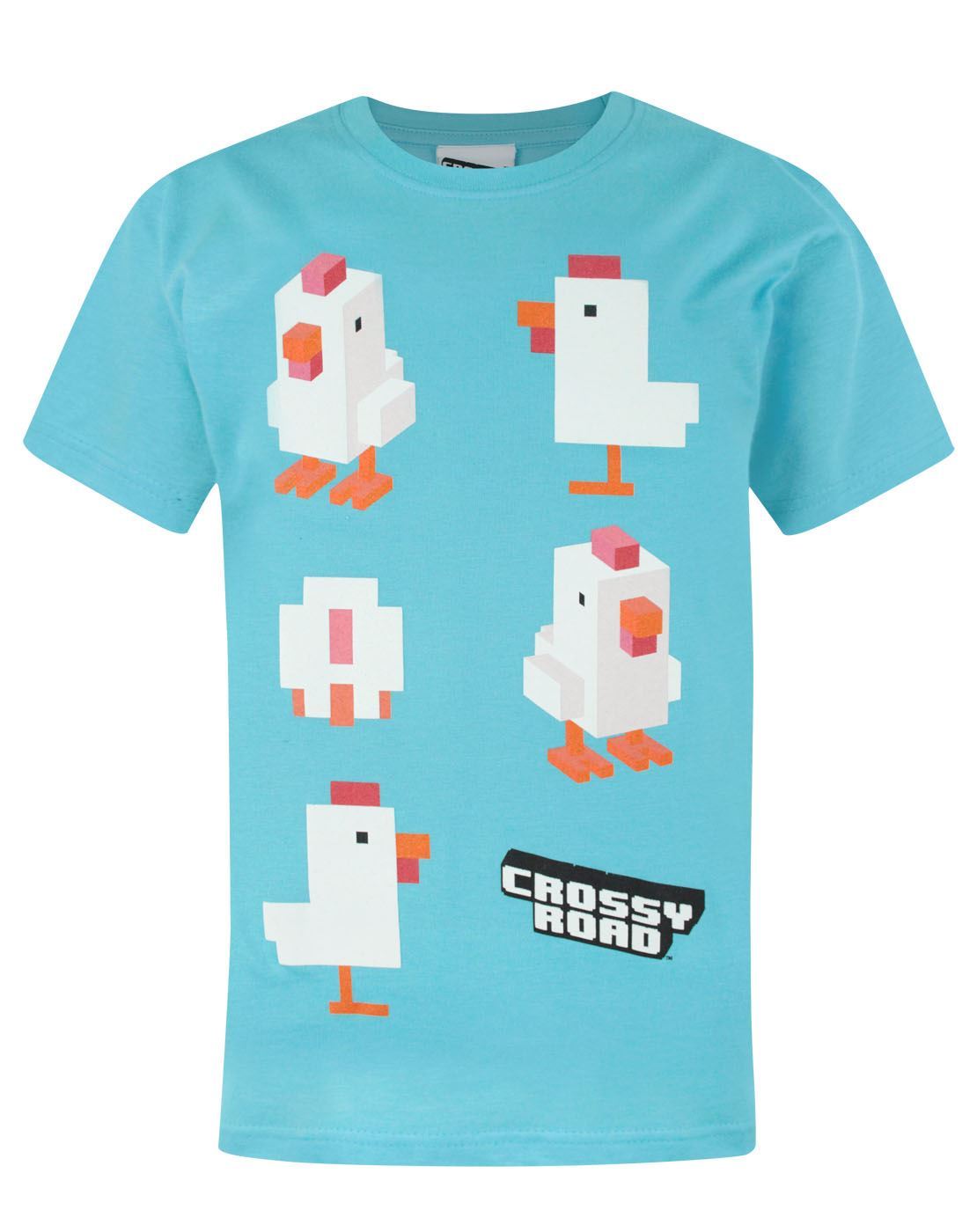 theteejob crossy road chicken classic t-shirt-td