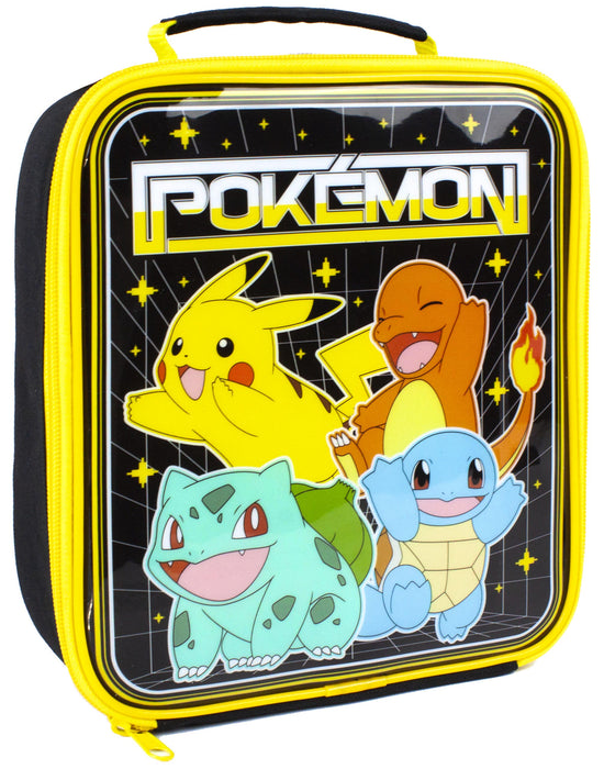 Pokemon Pikachu and Characters 5 piece Lunch Bag Set — Vanilla Underground