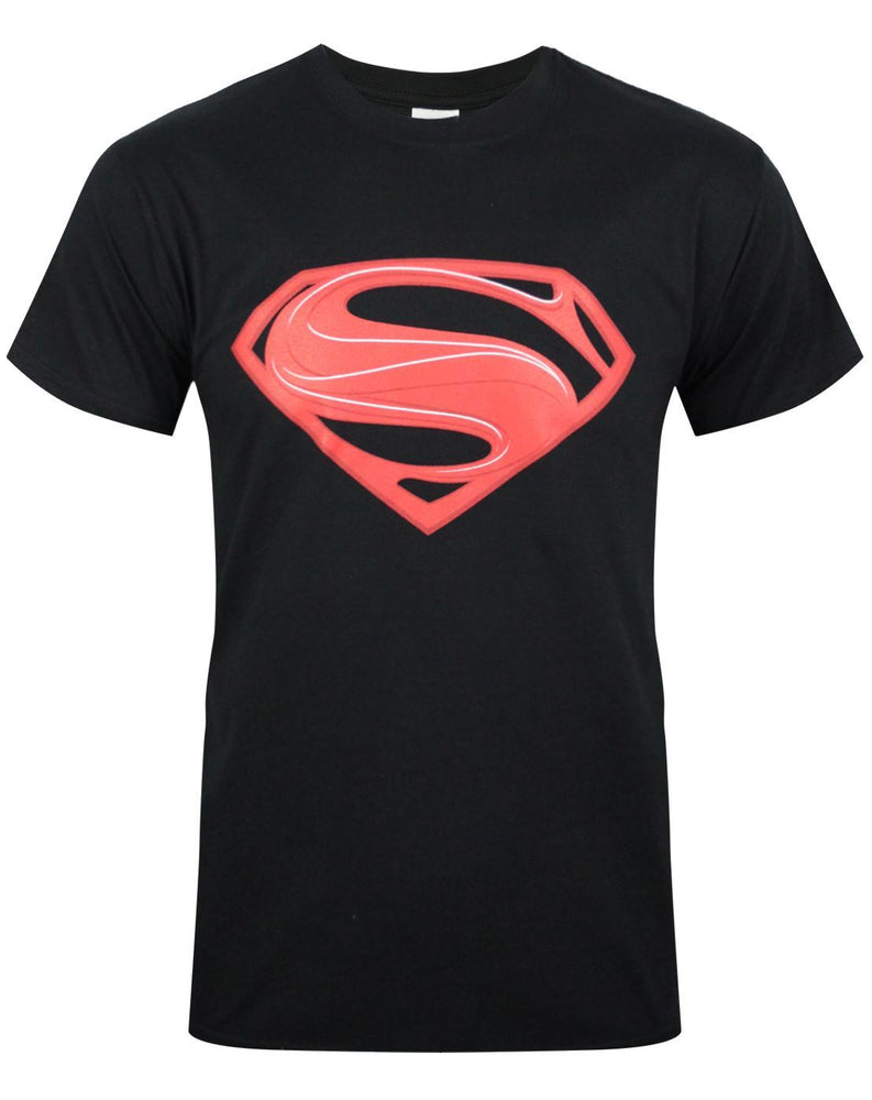 Superman Man of Steel Red Logo Men's T-Shirt — Vanilla Underground