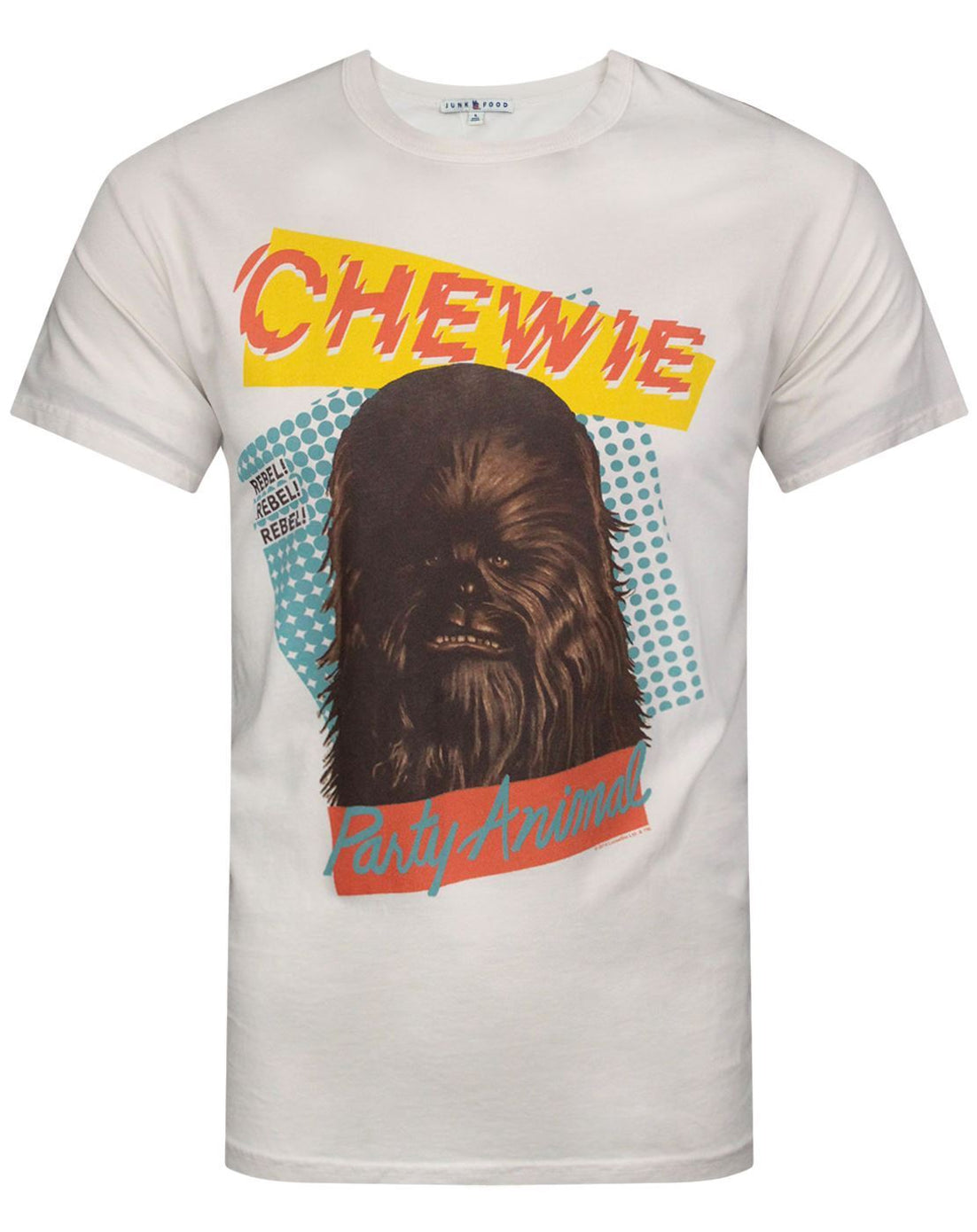 Junk Food Star Wars Chewie Party Animal Men's T-Shirt — Vanilla Underground