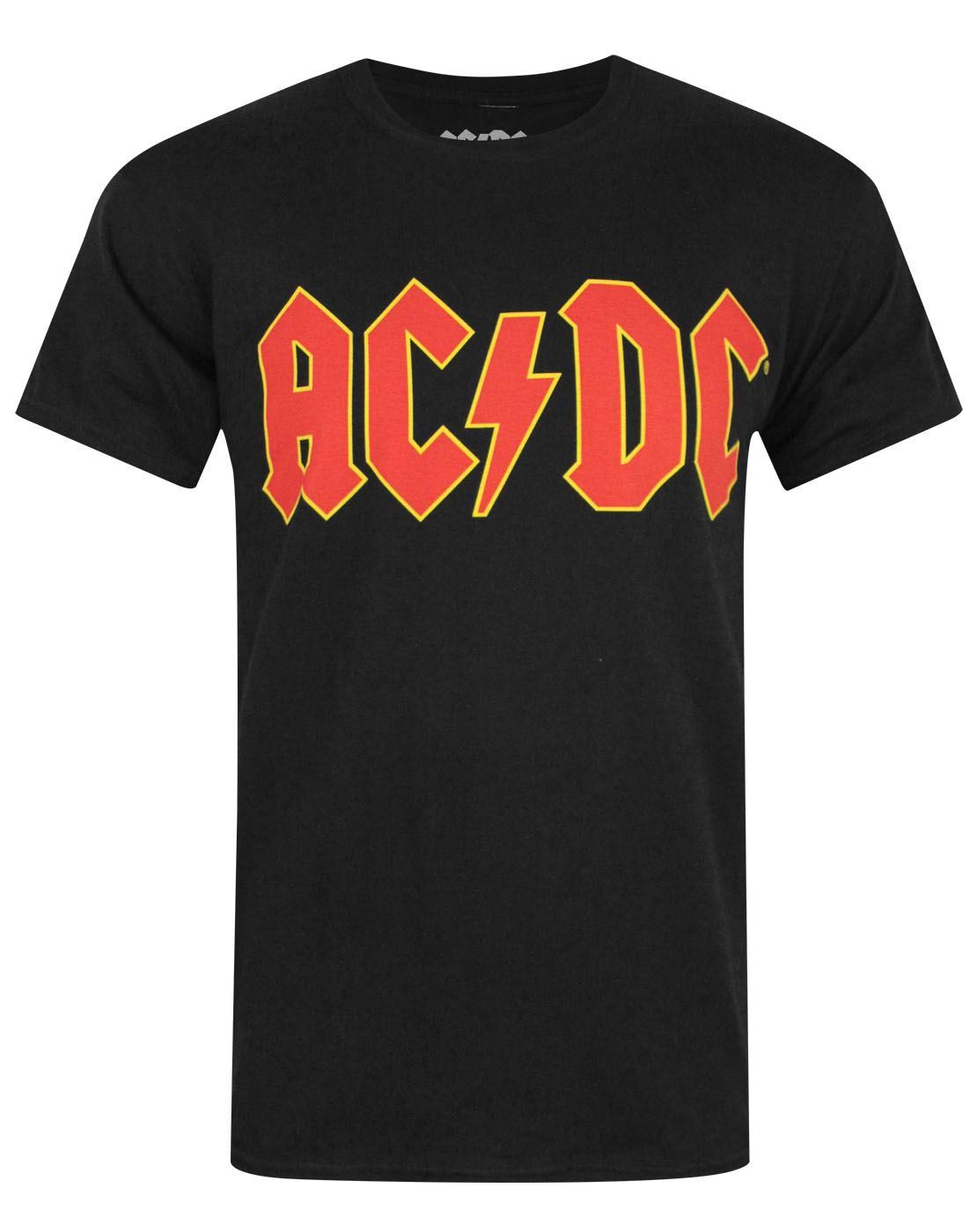 AC/DC Logo Men's T-Shirt — Vanilla 