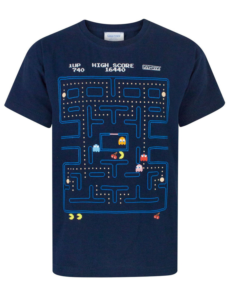 Pacman Classic Action Scene Boy's T-Shirt — Vanilla Underground