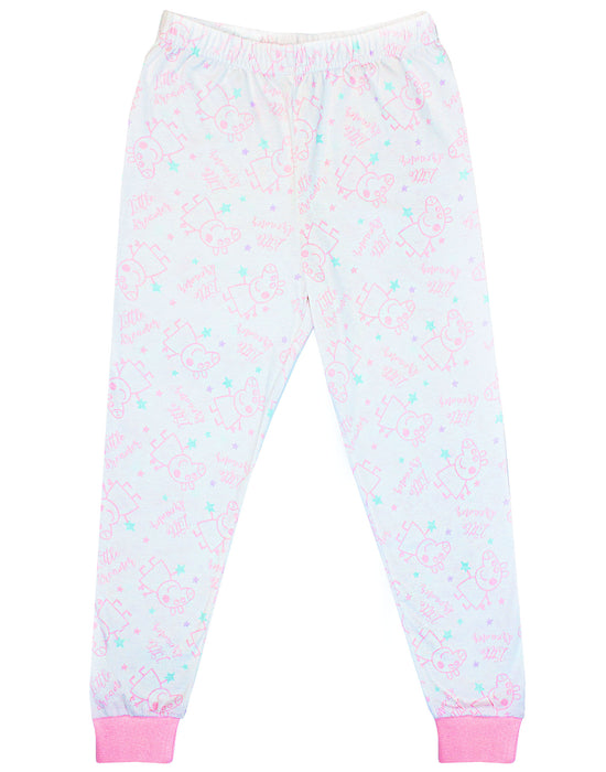 Peppa Pig Pink Mesh Pocket Pyjamas for Girls - T-shirt & Legging Set ...