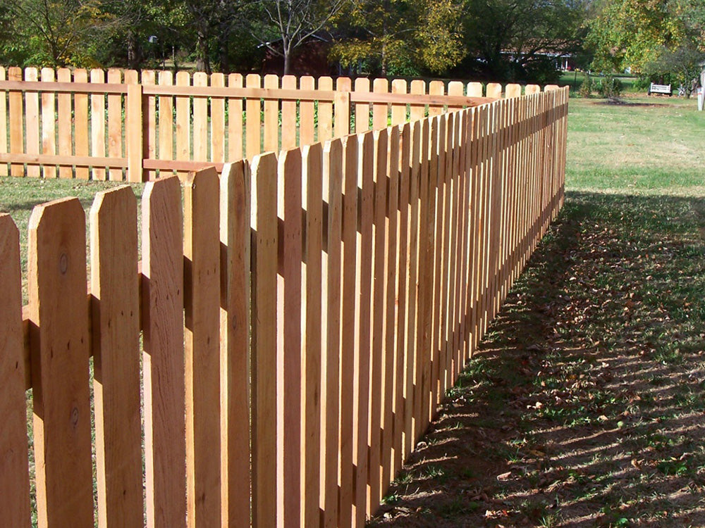 6' Picket Wood w/1" gap – America's Fence Store