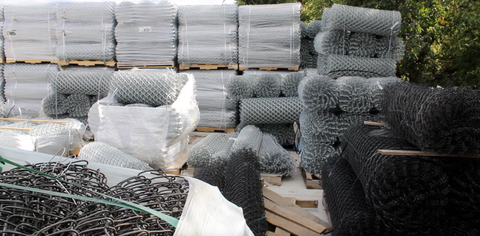 Chain link fence materials from America's Fence Store.