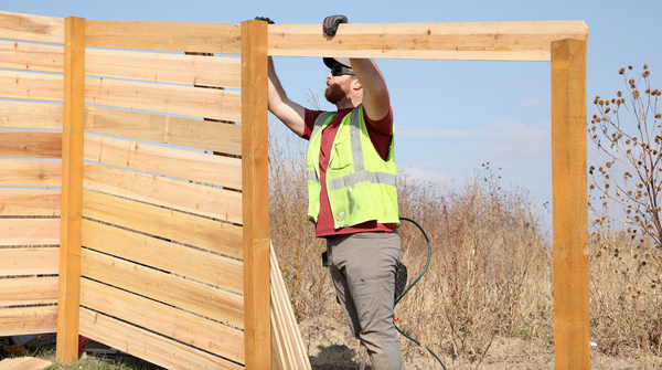 Wood fence repair by industry professionals.