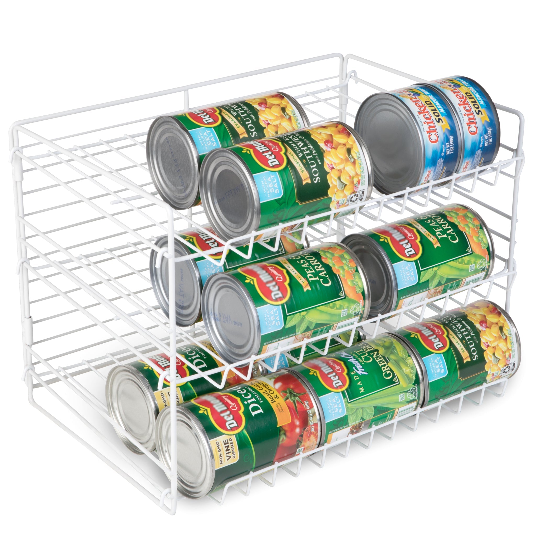 Crzdeal 3 Tier Can Rack Organizer, Stackable Can Storage Dispenser, Ho –  amzdeal-US