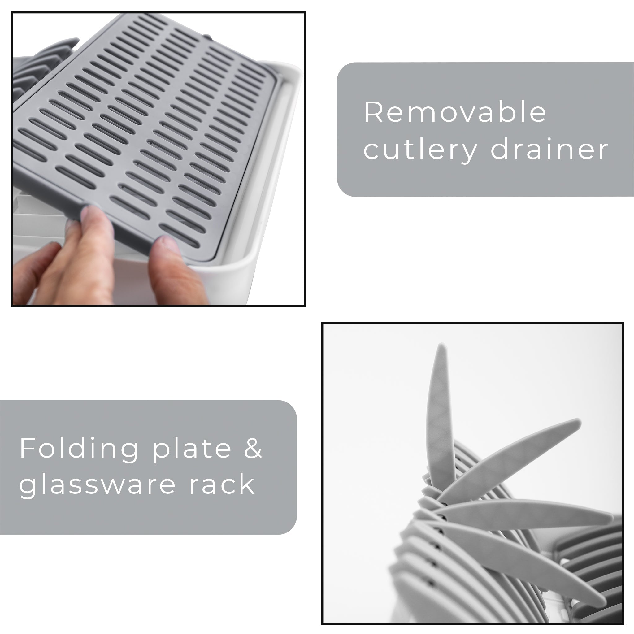 Foldable Dish Drainer - Smart Design® 4