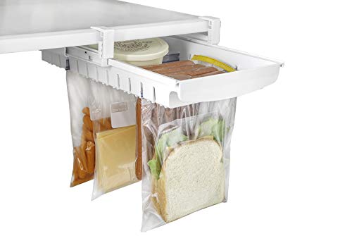 Smart Design Adjustable Pull Out Refrigerator Drawer - Extra Large - Bpa  Free Plastic - Holds 20 Lbs - Extendable Sliding Fridge Bin, Freezer,  Pantry - Yahoo Shopping