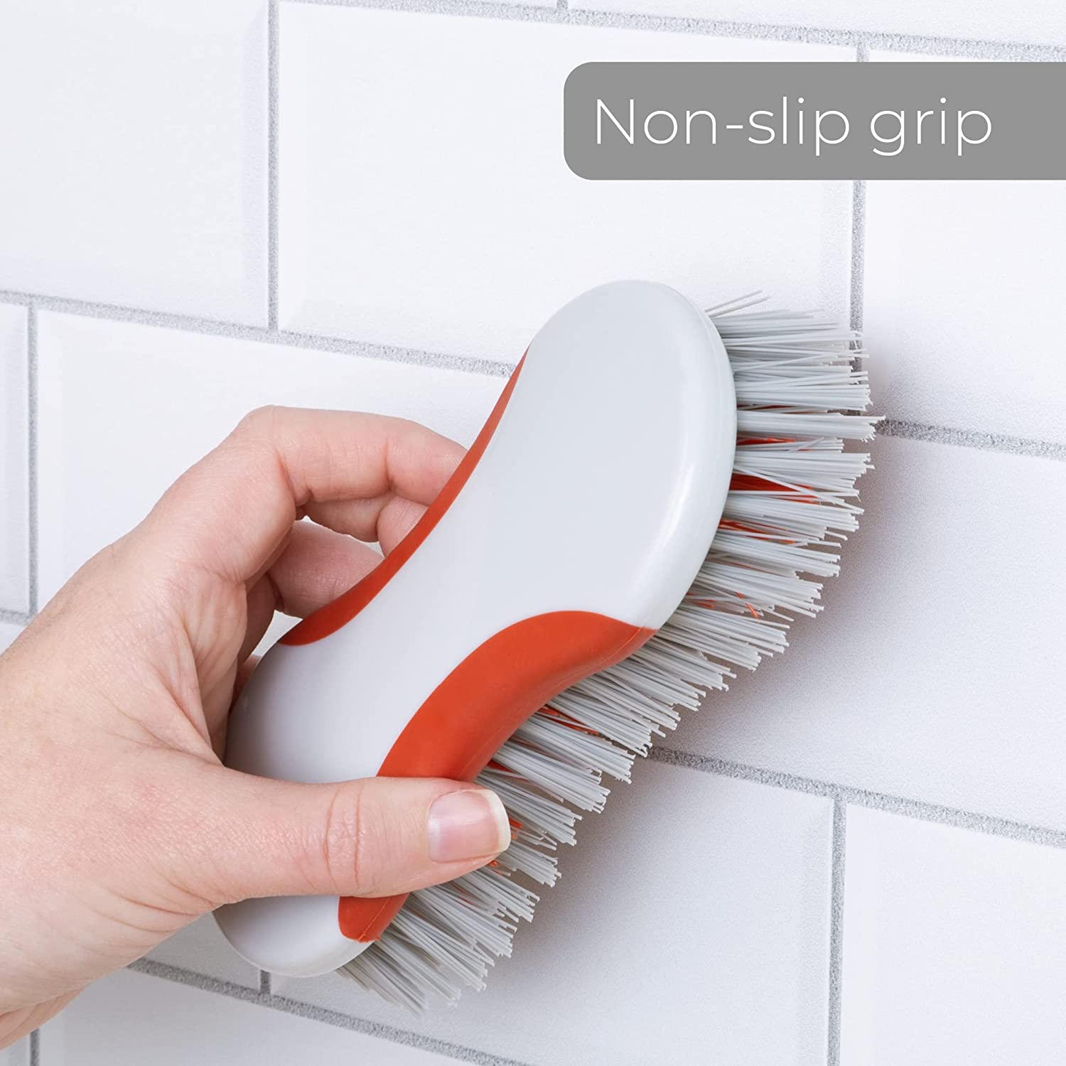 Handheld Grout Brush  Smart Design® Cleaning