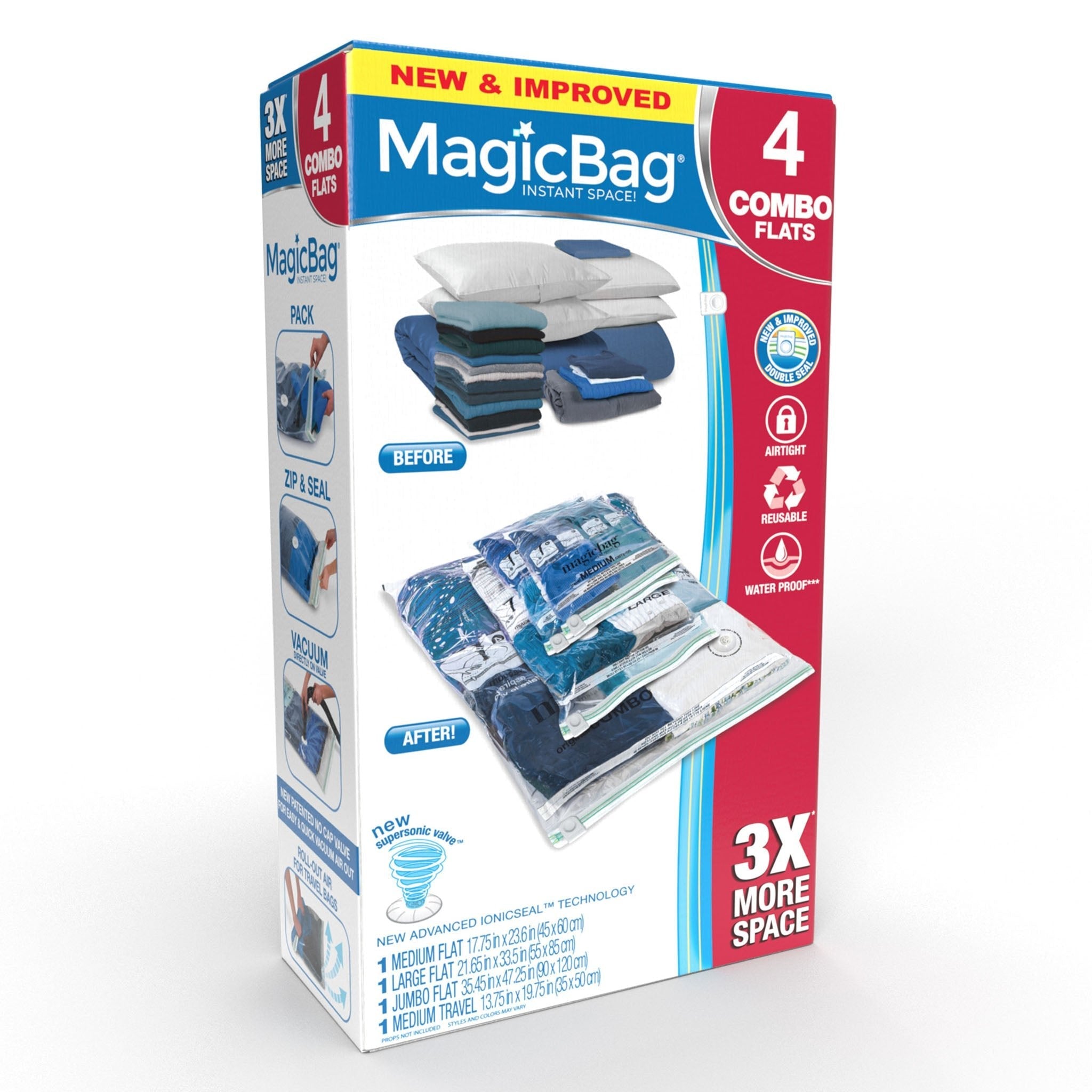 Magicbag Medium Vacuum Storage Cubes, 2-Pack