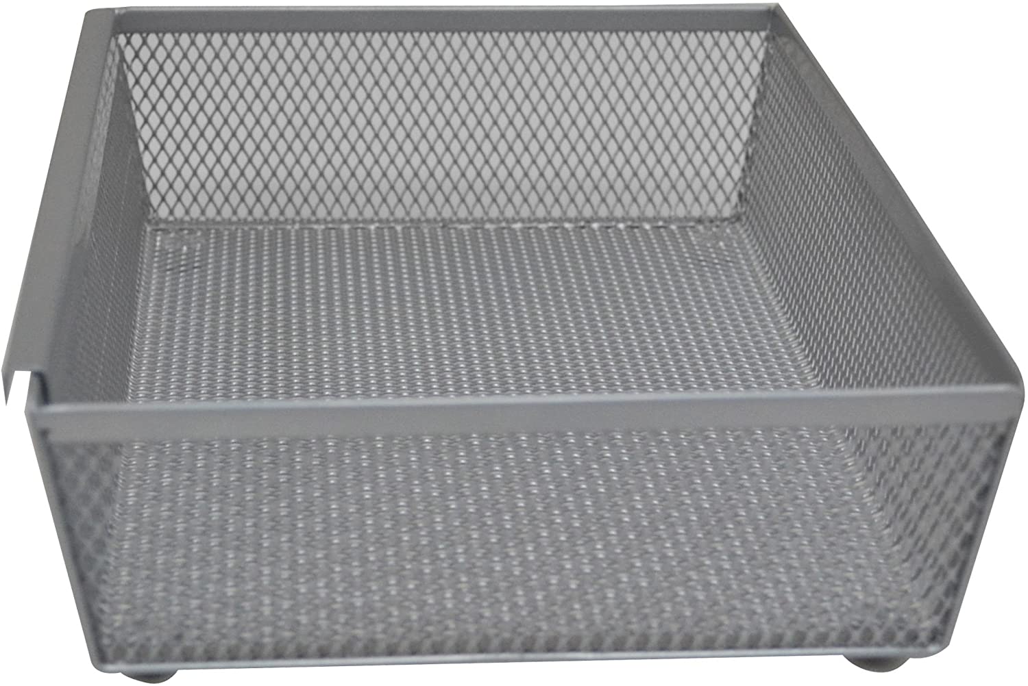 Smart Design 3 Compartment Drawer Organizer - Steel Metal Mesh Tray - Makeup Tra