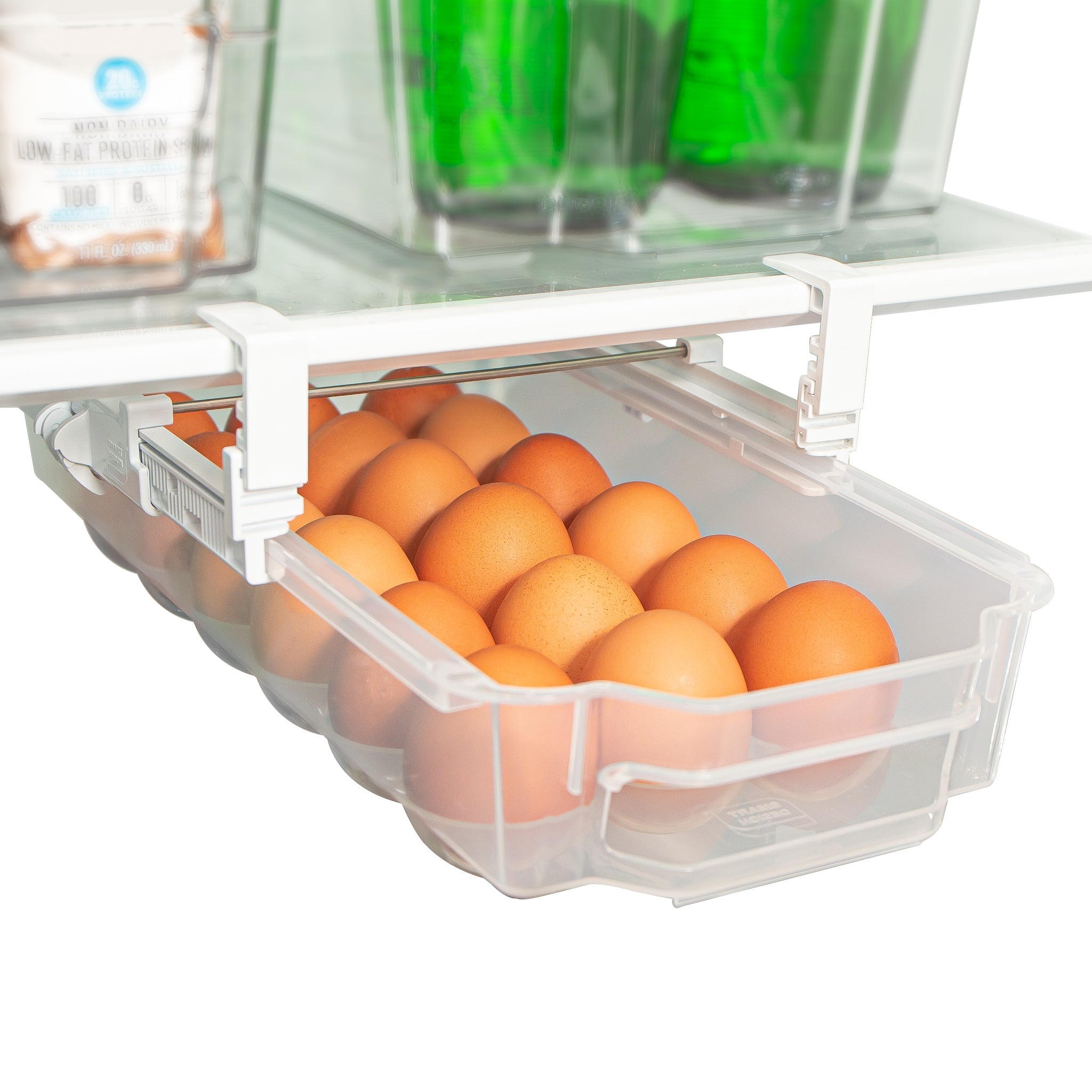 Fridge Drawers With Lids Stackable Pull Out Fridge Storage - Temu