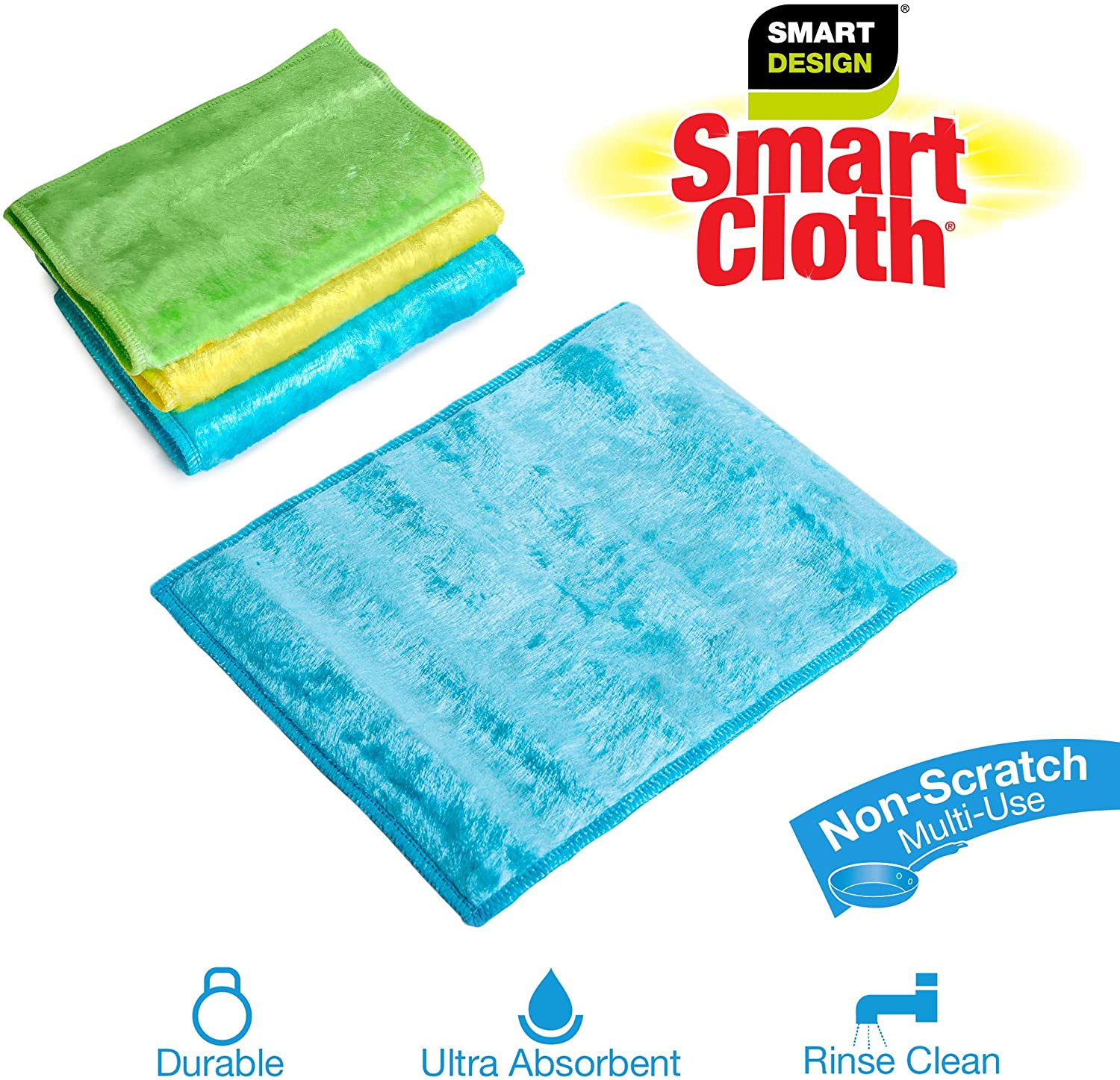 Smart Reusable Kitchen Cloth, Quilted Swirls - Shop Cleaning Cloths &  Dusters at H-E-B