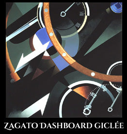 Zagato Dashboard giclee by Alain Levesque