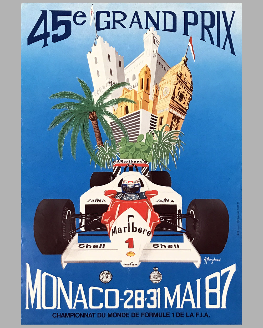 Monaco Grand Prix Posters l'art et l'automobile