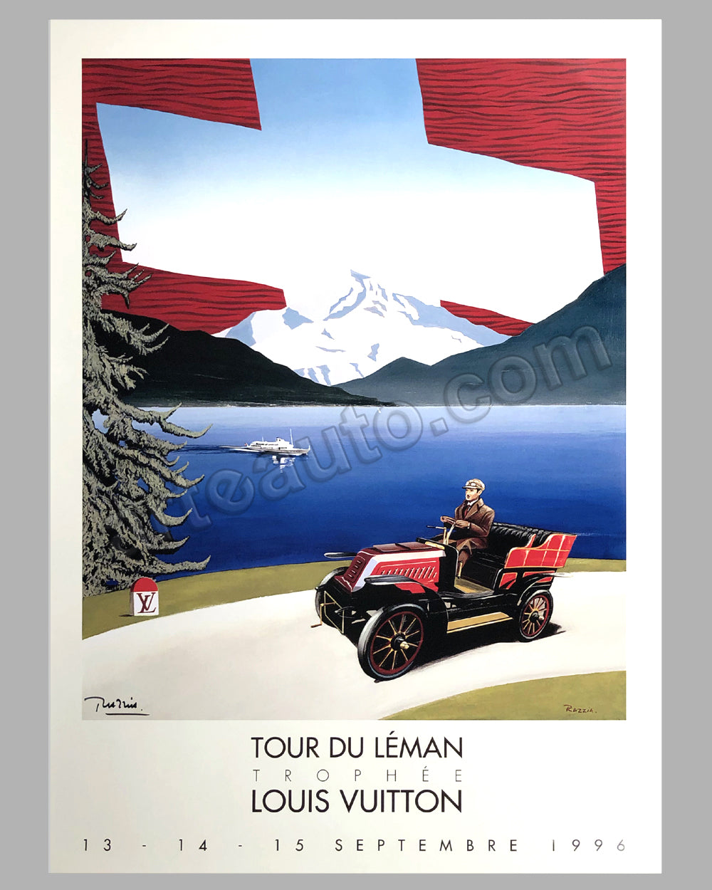 Concours Automobiles Classiques et Louis Vuittonn - Vitesse - Parc de  Bagatelle, Original Vintage Poster