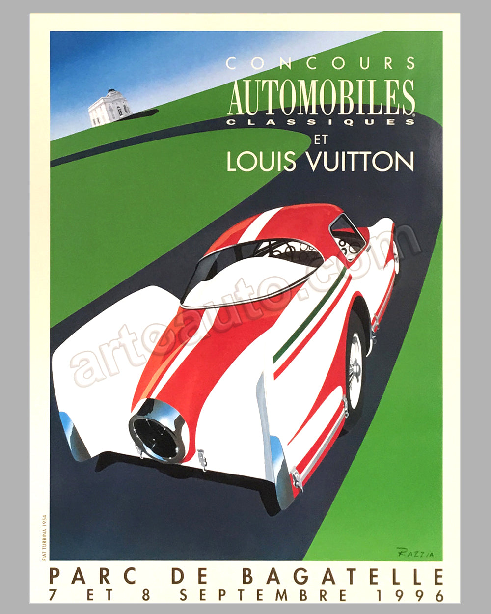 Louis Vuitton Cup 2002 Auckland - Razzia Original Vintage Poster