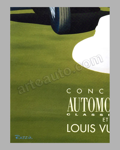 Louis Vuitton Bagatelle 1996 Concours d'Elegance Razzia poster - l