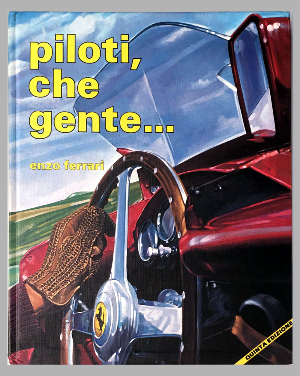 希少価値の高い本ですPILOTI CHE GENTE by Enzo Ferrari フェラーリ本