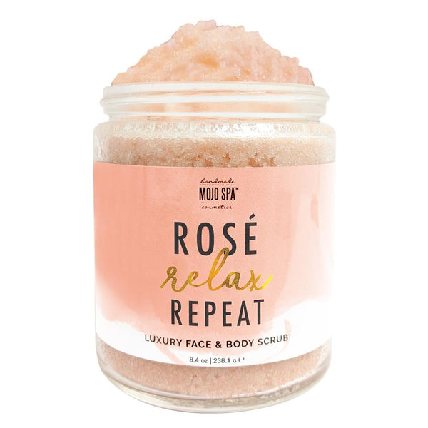 Rosé Relax Repeat Luxury Face And Body Scrub Mojo Spa