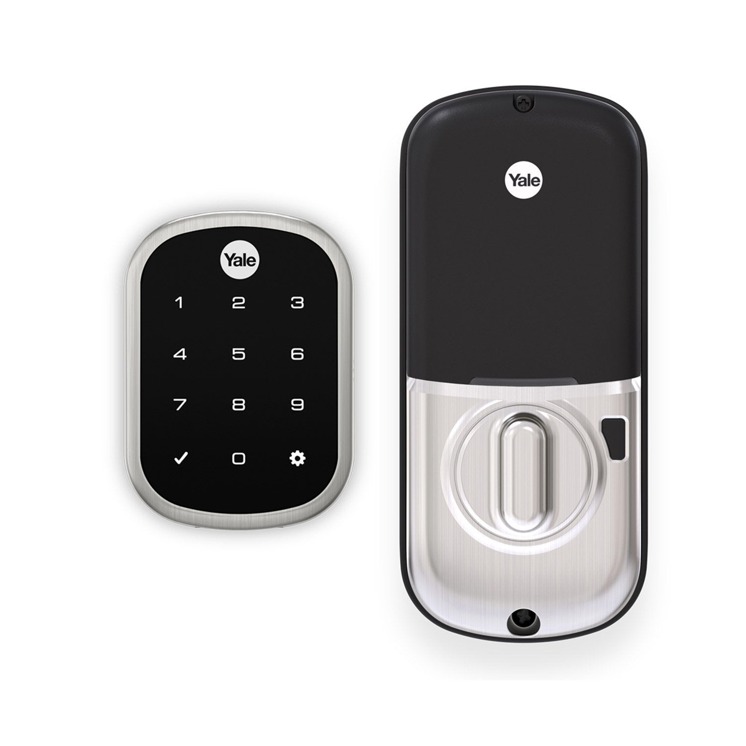 Yale Real Living Assure Lock SL With Z-Wave Plus (for Works with Ring Alarm Security System) - Satin Nickel:Yale Real Living Assure Lock SL With Z-Wave Plus (for Works with Ring Alarm Security System)