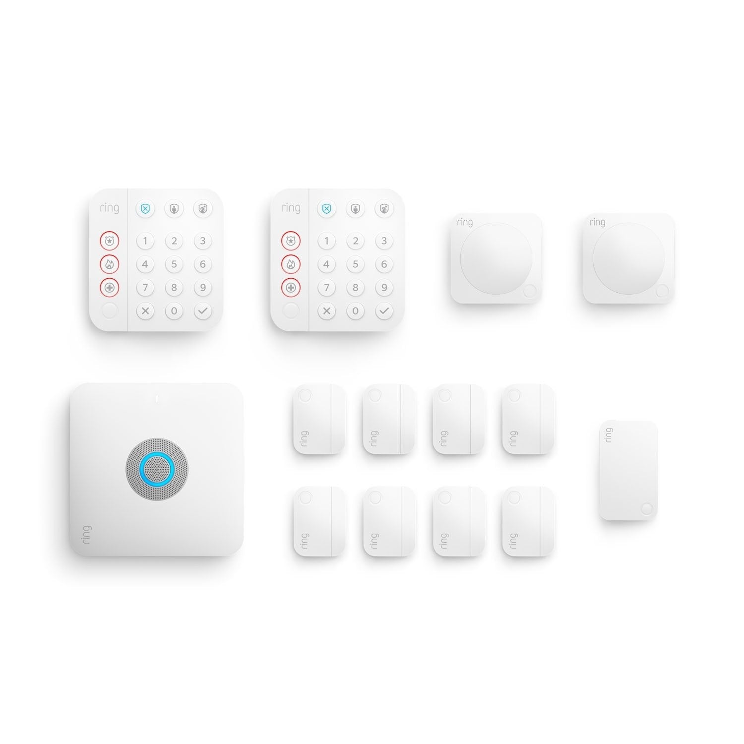 Alarm Pro Security Kit, 14-Piece (with built-in eero Wi-Fi 6 router) - White:Alarm Pro Security Kit, 14-Piece (with built-in eero Wi-Fi 6 router)