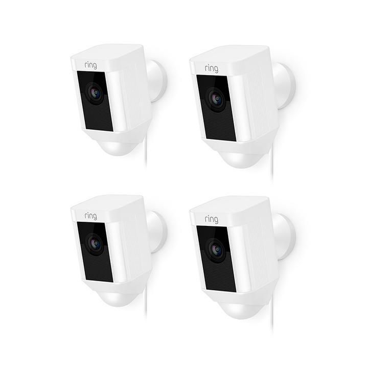 4-Pack Spotlight Cam Wired (for Certified Refurbished) - White:4-Pack Spotlight Cam Wired (for Certified Refurbished)