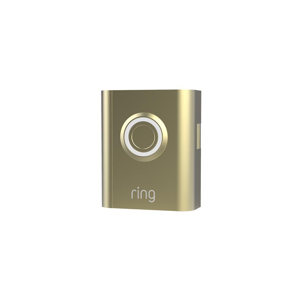 Interchangeable Faceplate (for Video Doorbell 3, Video Doorbell 3 Plus, Video Doorbell 4, Battery Doorbell Plus, Battery Doorbell Pro) - Gold Metal:Interchangeable Faceplate (for Video Doorbell 3, Video Doorbell 3 Plus, Video Doorbell 4, Battery Doorbell Plus)