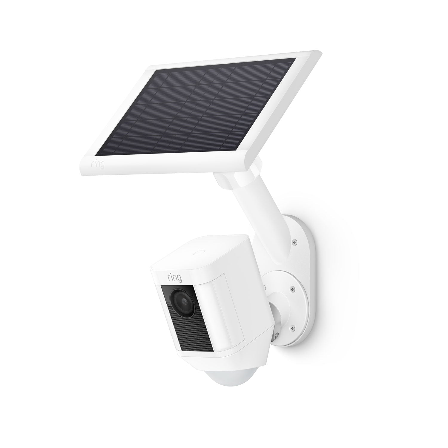 Wall Mount for Solar Panels and Cams - White:Wall Mount for Solar Panels and Cams