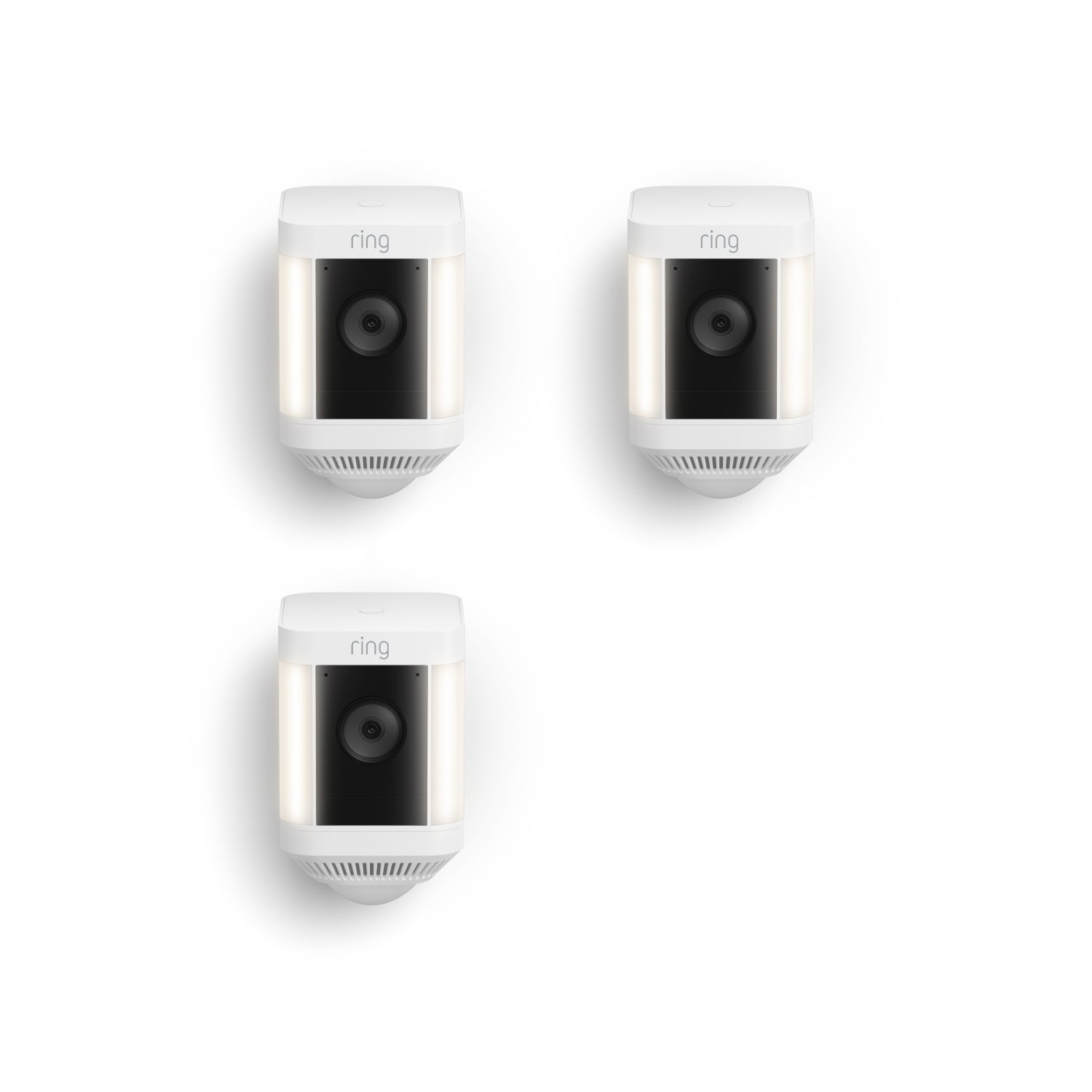 3-Pack Spotlight Cam Plus (Battery) - White:3-Pack Spotlight Cam Plus (Battery)
