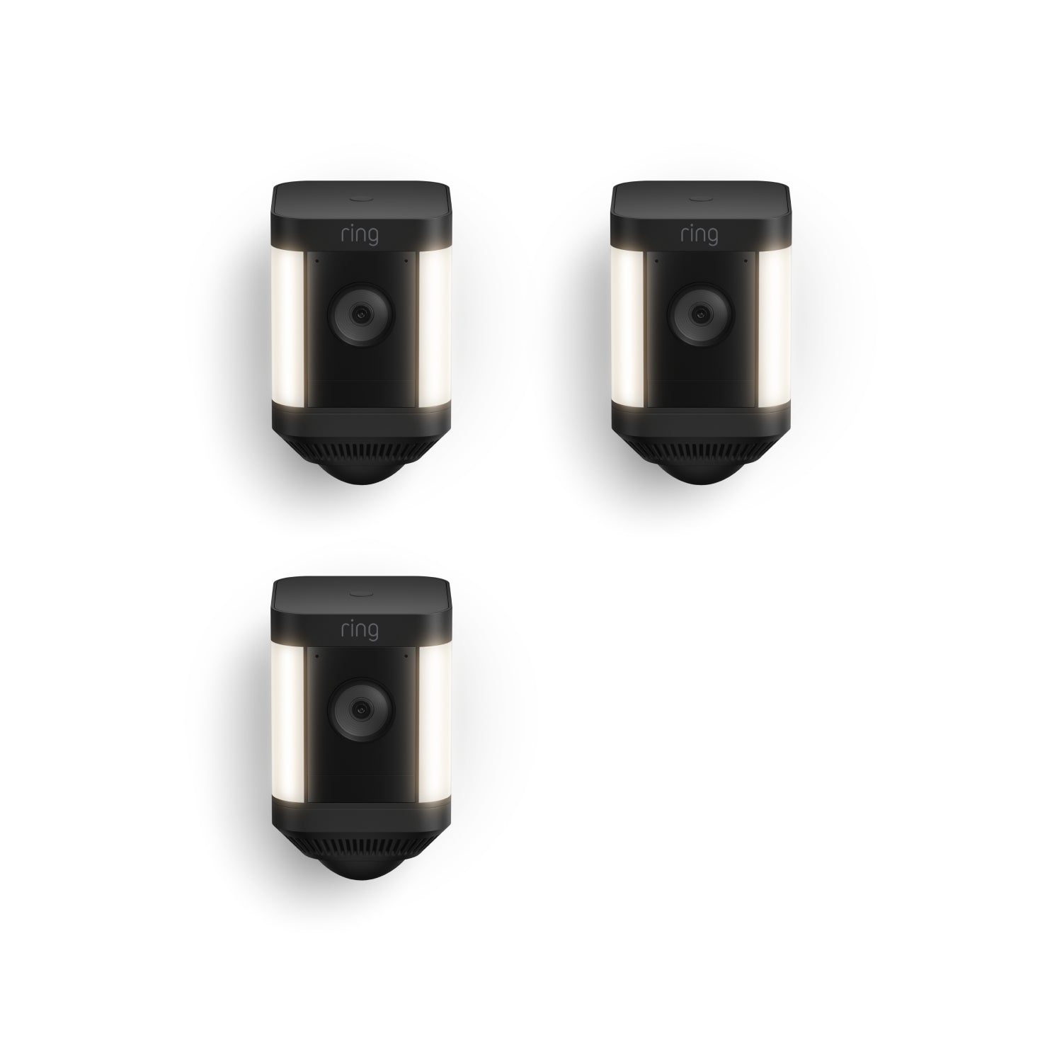 3-Pack Spotlight Cam Plus (Battery) - Black:3-Pack Spotlight Cam Plus (Battery)