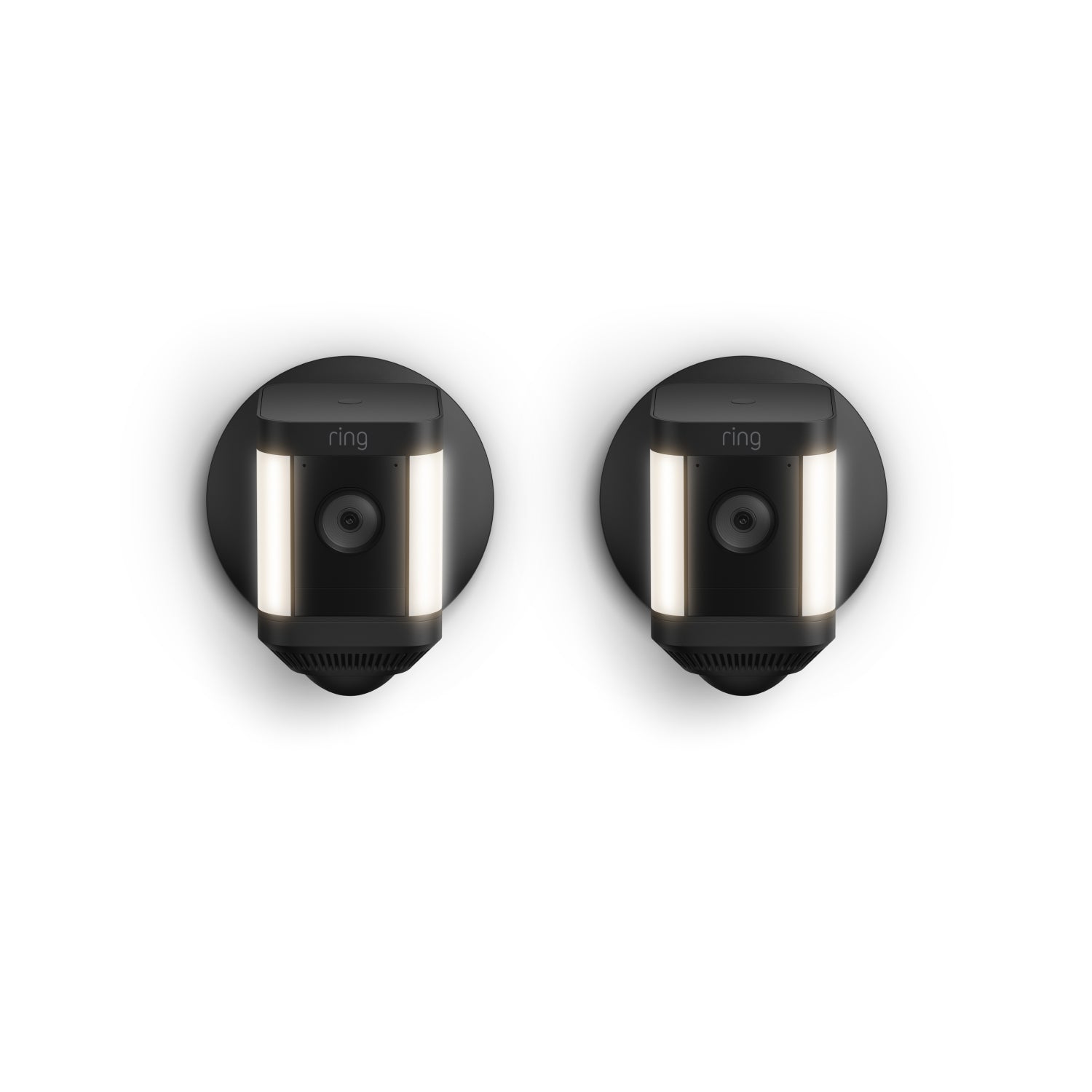 2-Pack Spotlight Cam Plus (Wired) - Black:2-Pack Spotlight Cam Plus (Wired)