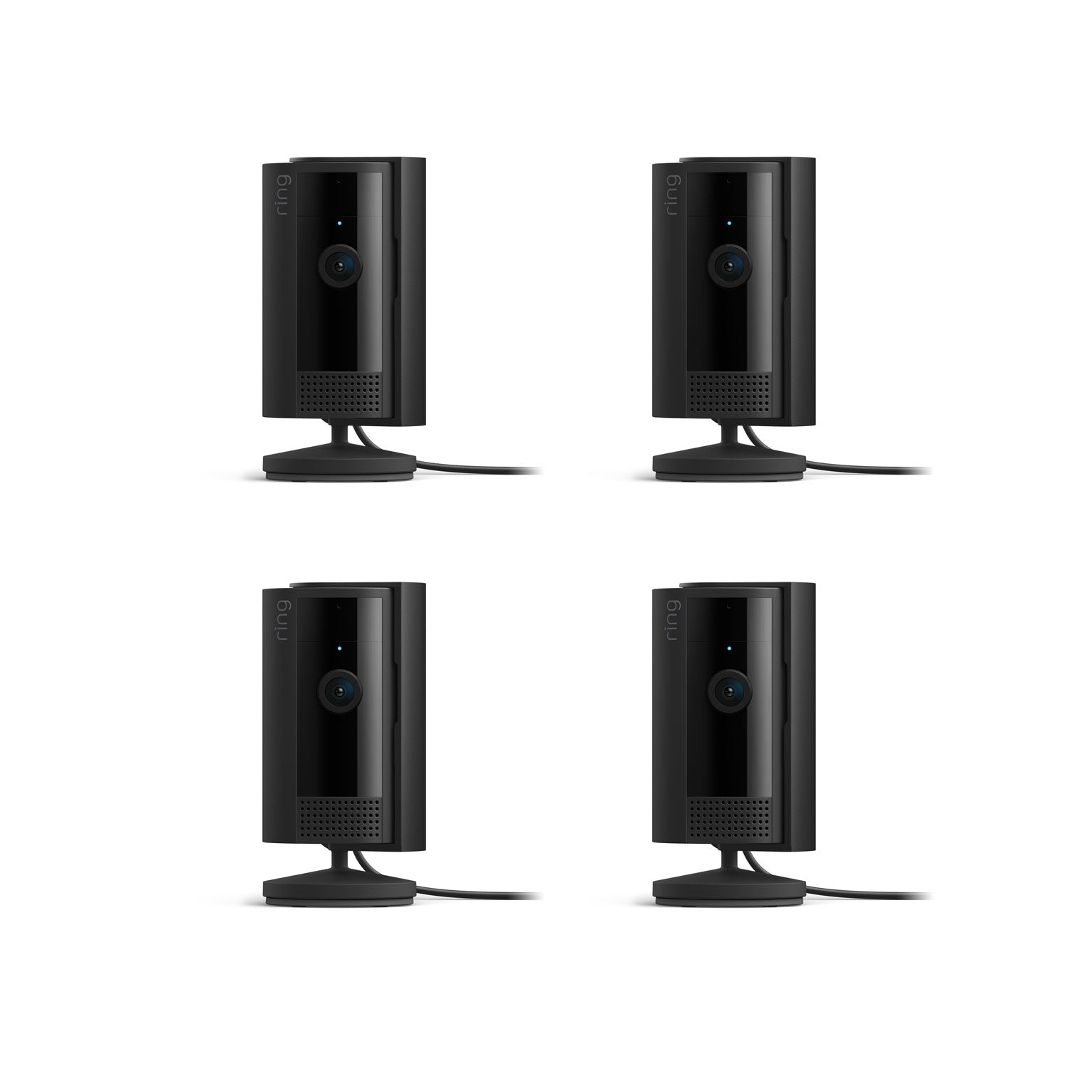 4-Pack Indoor Cam, 2nd Gen (Plug-In) - Black:4-Pack Indoor Cam, 2nd Gen (Plug-In)