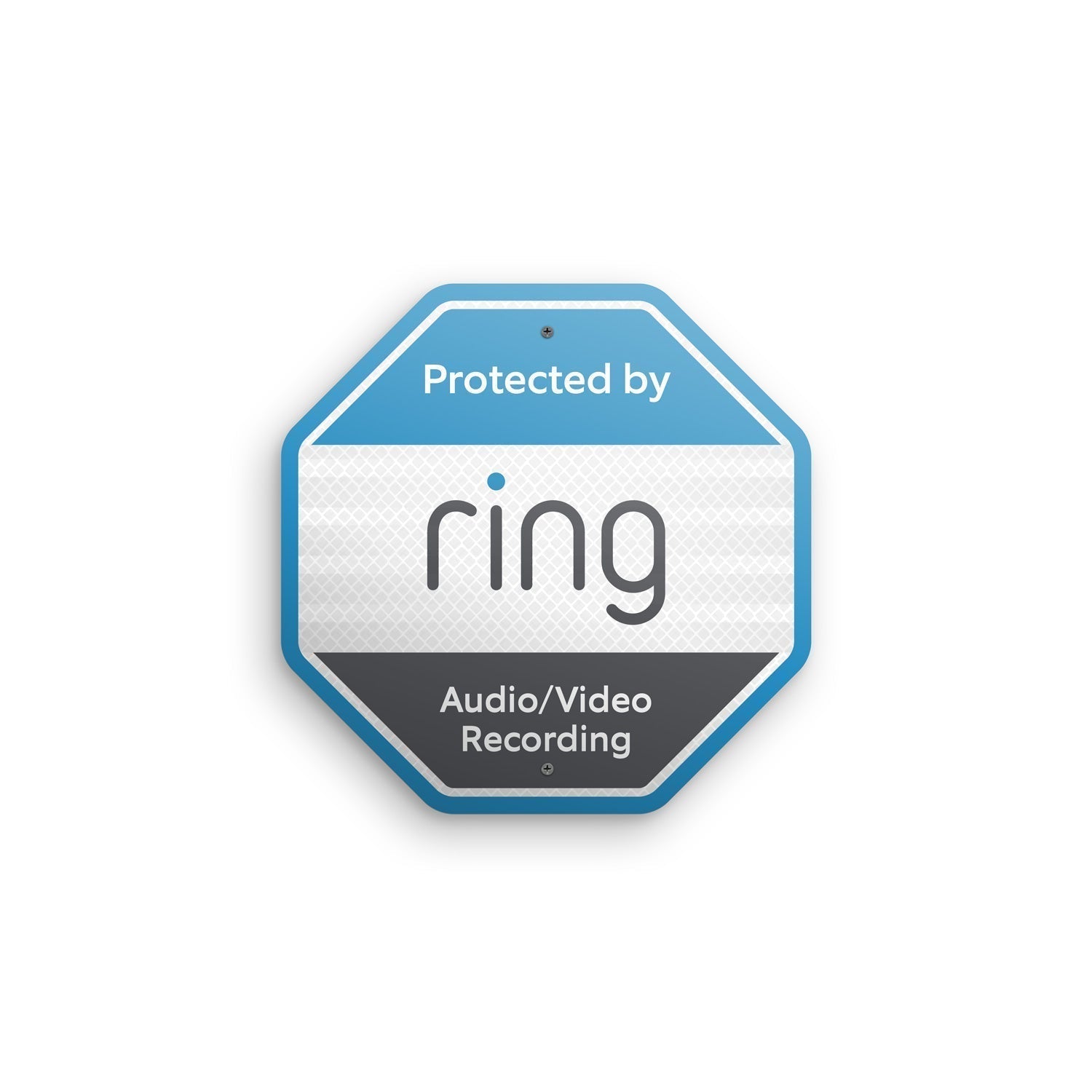 Ring Security Doorplate Sign - Multi:Ring Security Doorplate Sign
