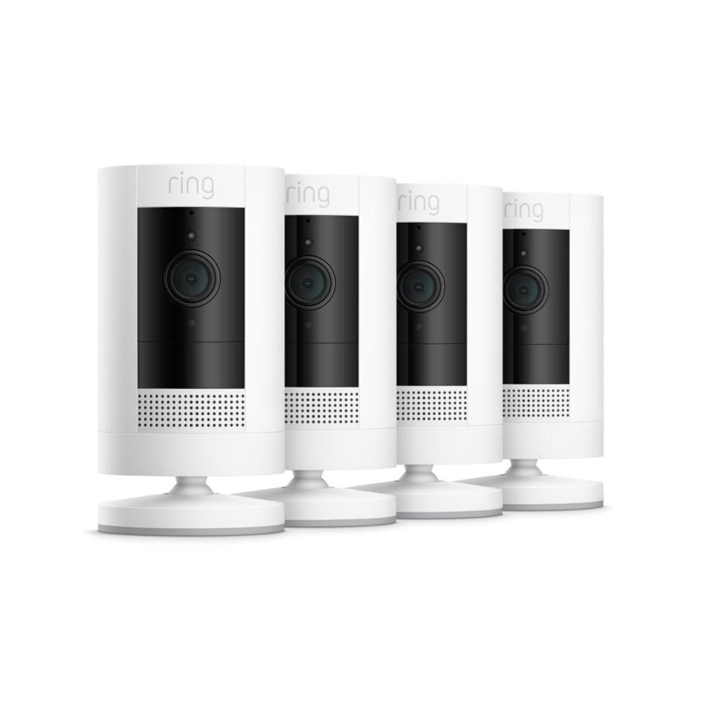 4-Pack Stick Up Cam Battery - White:4-Pack Stick Up Cam Battery