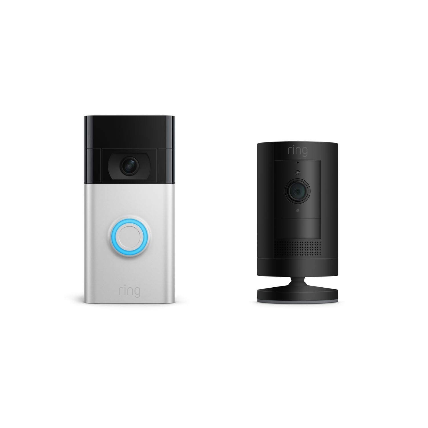 Connected Basic Kit (Video Doorbell (2nd Generation) + Stick Up Cam Battery) - Silver + Black:Connected Basic Kit (Video Doorbell (2nd Generation) + Stick Up Cam Battery)