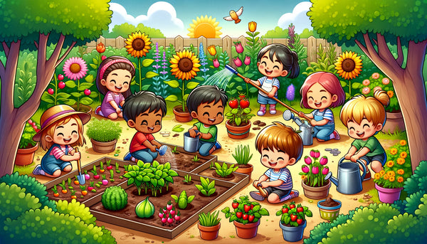 passer un bon moment en famille en jardinant avec vos enfants