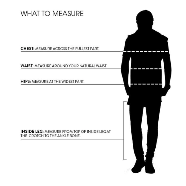 SIZE CHART – Sicily Clothing