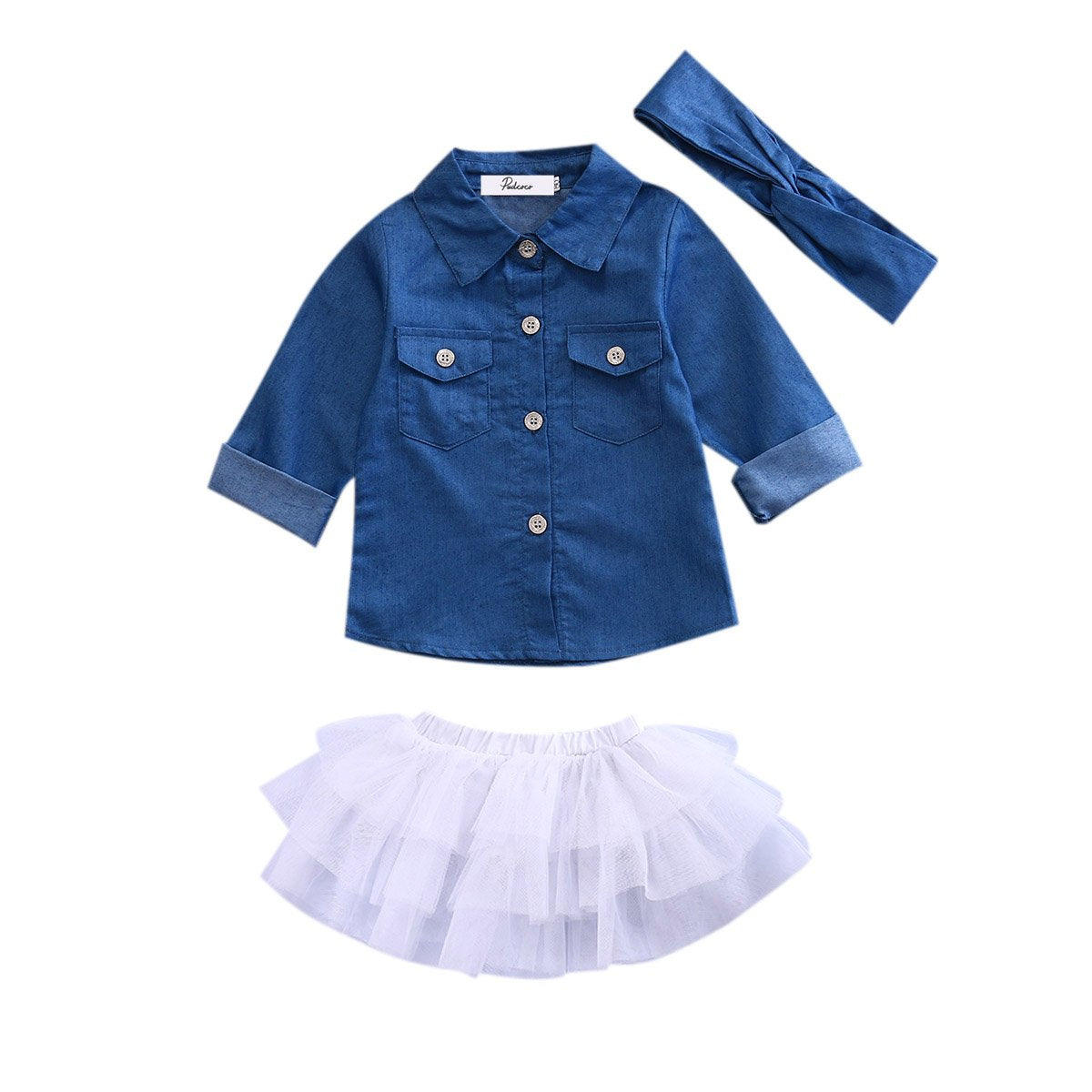 little girl denim tutu dress