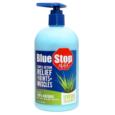 Blue stop max 16 oz Pump Bottle