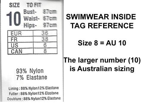 Seafolly Inside Label