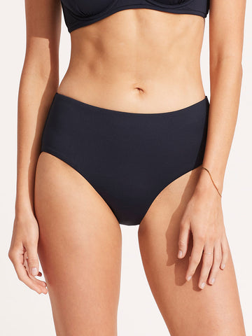 Seafolly SF Collective Wrap Front F Cup Bra in True Navy – Sandpipers